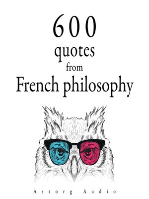 cover image of 600 Quotations from French philosophy